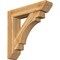 Ekena Millwork Merced Slat Rough Sawn Bracket w/ Offset Brace, Western Red Cedar, 8"W x 36"D x 36"H BKT0806X36X36MRC06RWR - alternate 1
